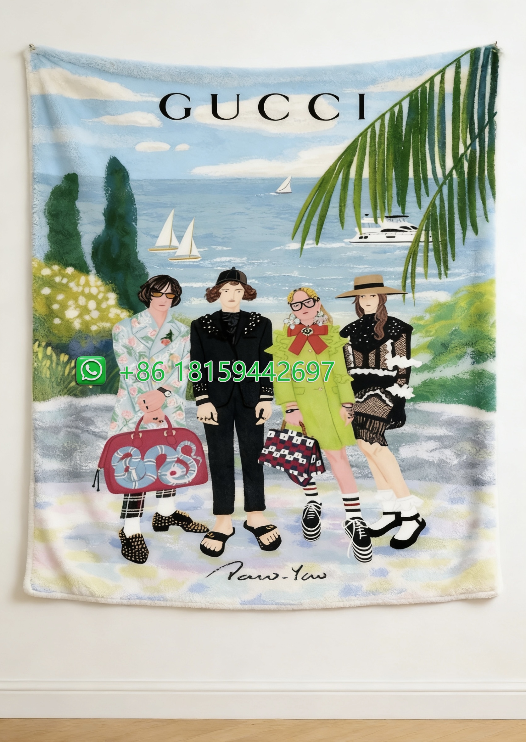 Gucci Throw Blankets